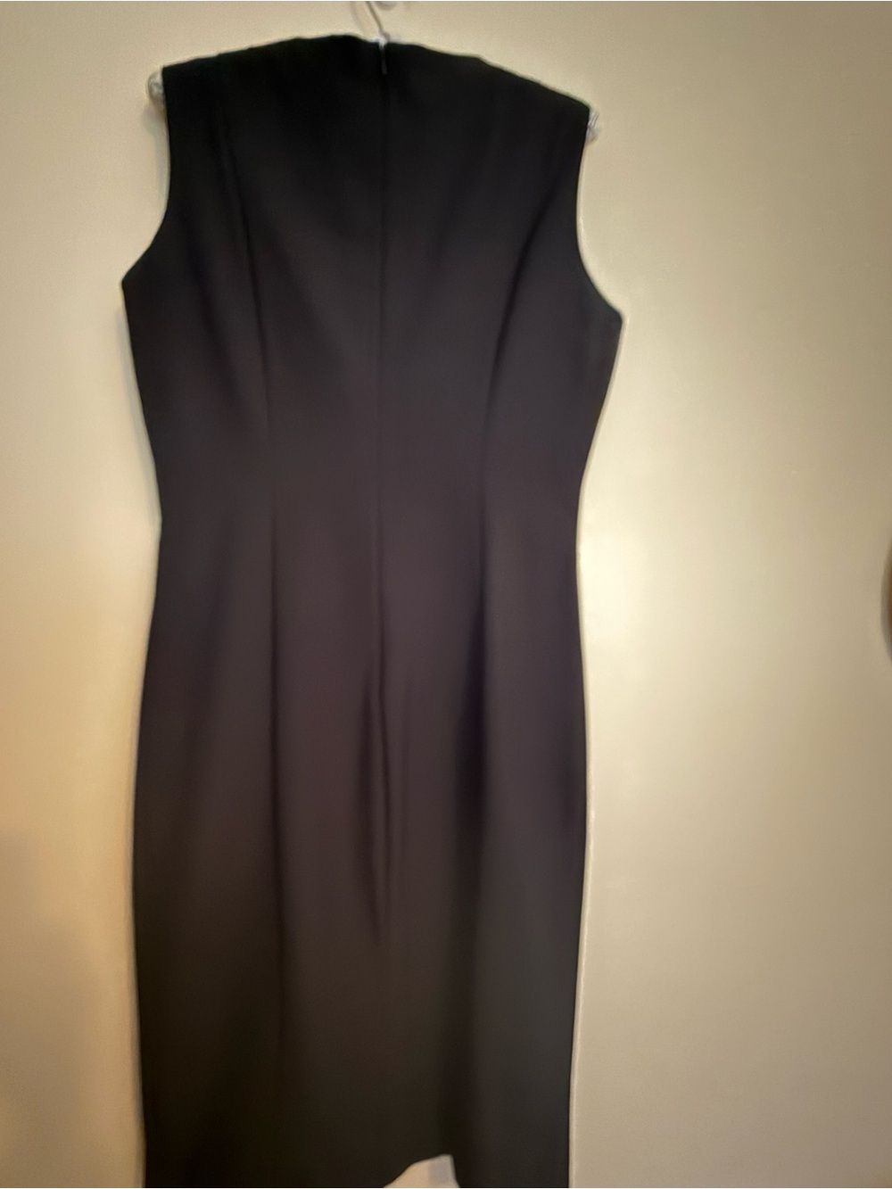 Zara Black Sleeveless Sheath Dress